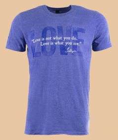 Love Unisex T-Shirt, Heather Blue