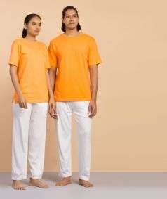 Unisex Organic Cotton Short Sleeve T-Shirt, Orange