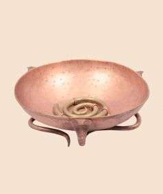 Copper Mini Uruli - Spiral Design